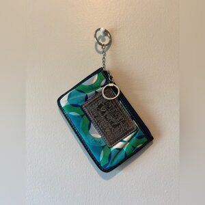 Coach Poppy Blue and Green Wallet